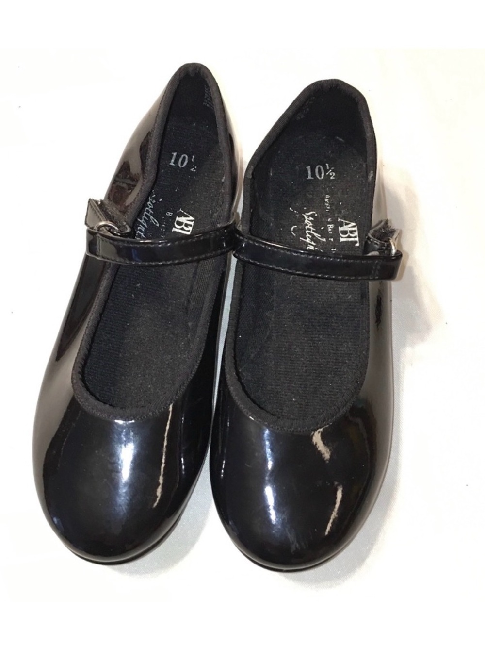 Girls' Black Tap Shoes Mary Jane